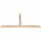 Ekena Millwork Portland Smooth Timber Gable Bracket, Douglas Fir, 60"W x 30"H x 1 1/2"D x 3 1/2"F, 12/12 Pitch GBW060X30X0204POR00SDF - alternate 5